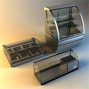 Refrigerated display cases